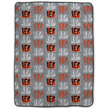 Cincinnati Bengals - NFL Logo Roll Ultra Cozy Oversized 66x80 Blanket - Sports Gifts, Sports Memorabilia, Sports Collectibles, Fan Shop