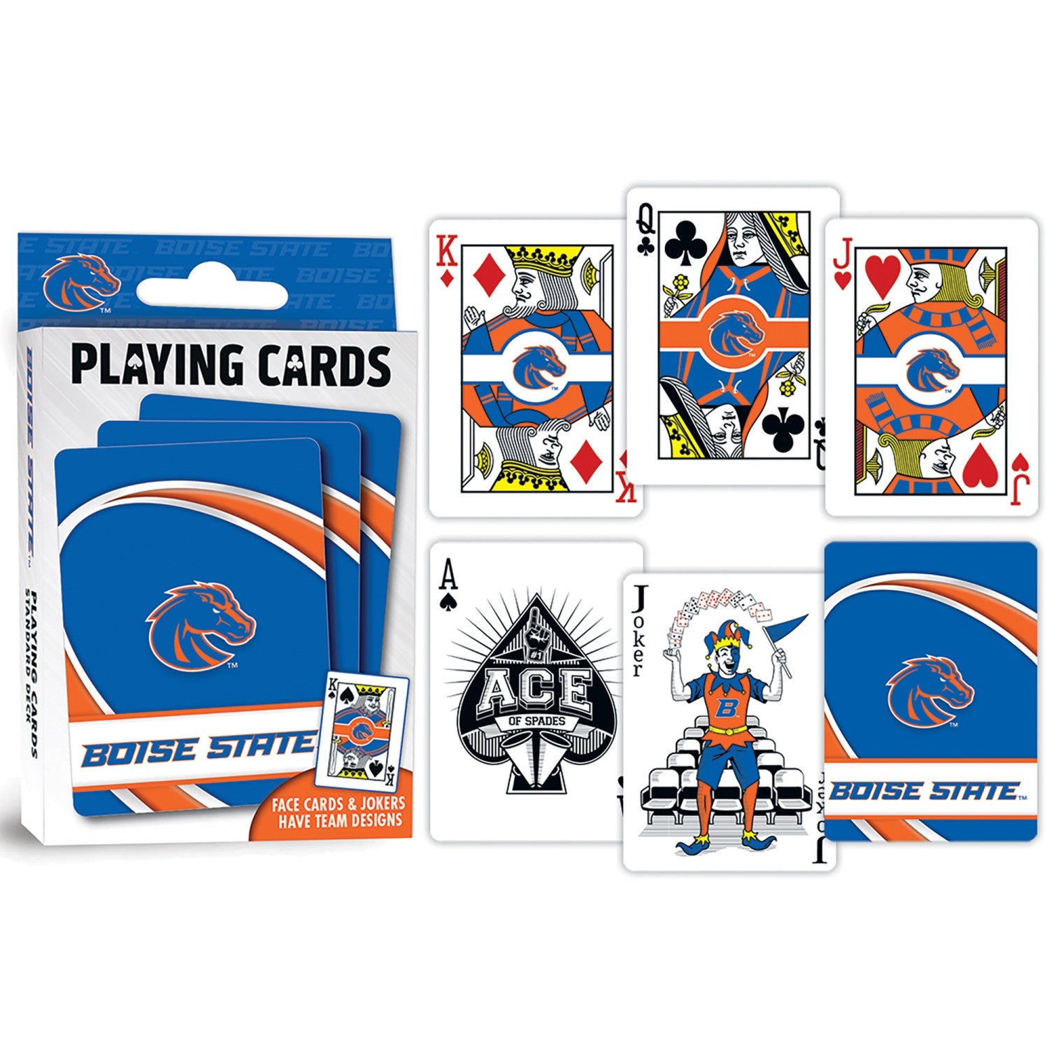 Boise State Broncos Playing Cards - 54 Card Deck - 757 Sports Collectibles