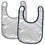 Dallas Cowboys Baby Bibs 2-Pack - Navy & Gray - Sports Gifts, Sports Memorabilia, Sports Collectibles, Fan Shop