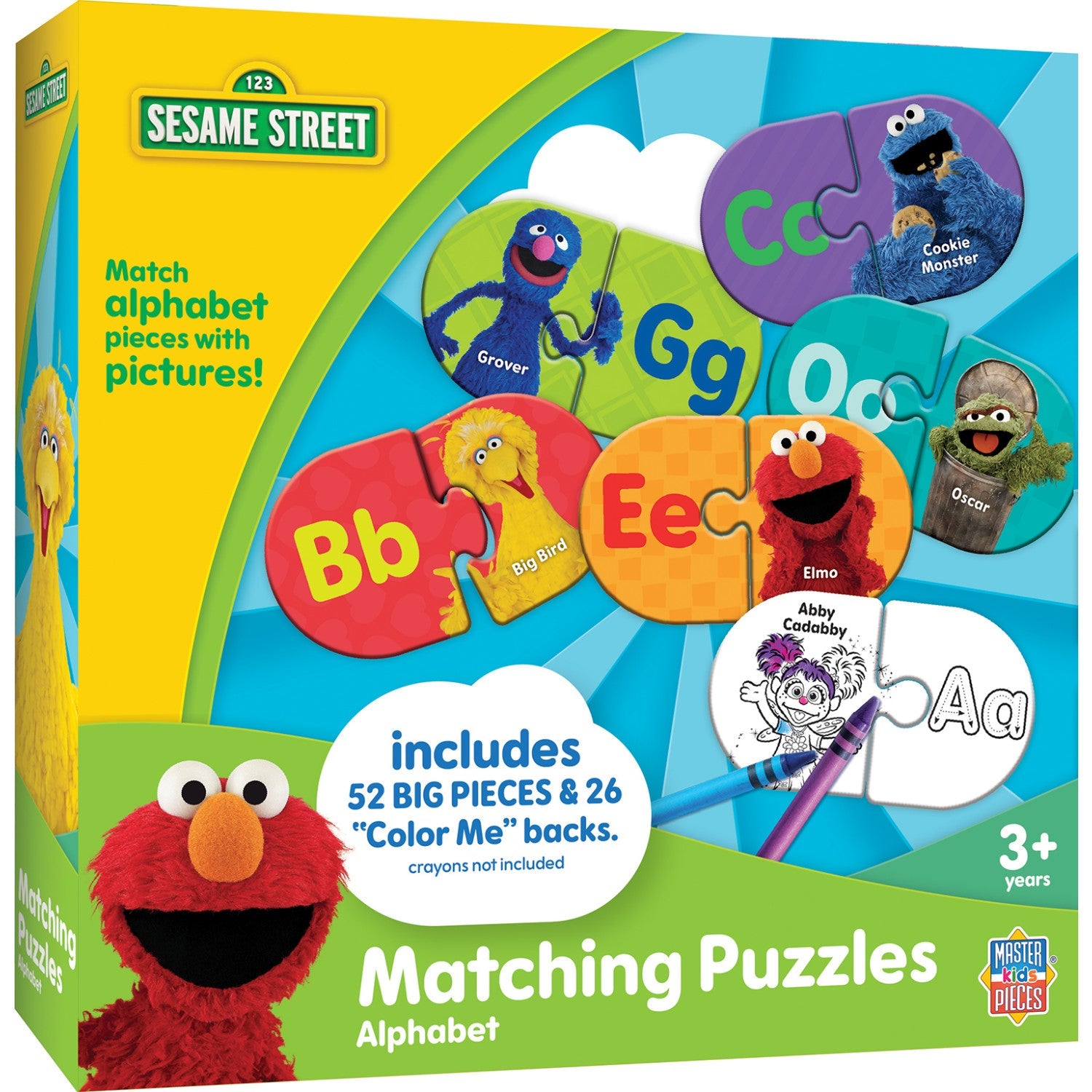 Sesame Street - Alphabet Matching Jigsaw Puzzles - 757 Sports Collectibles