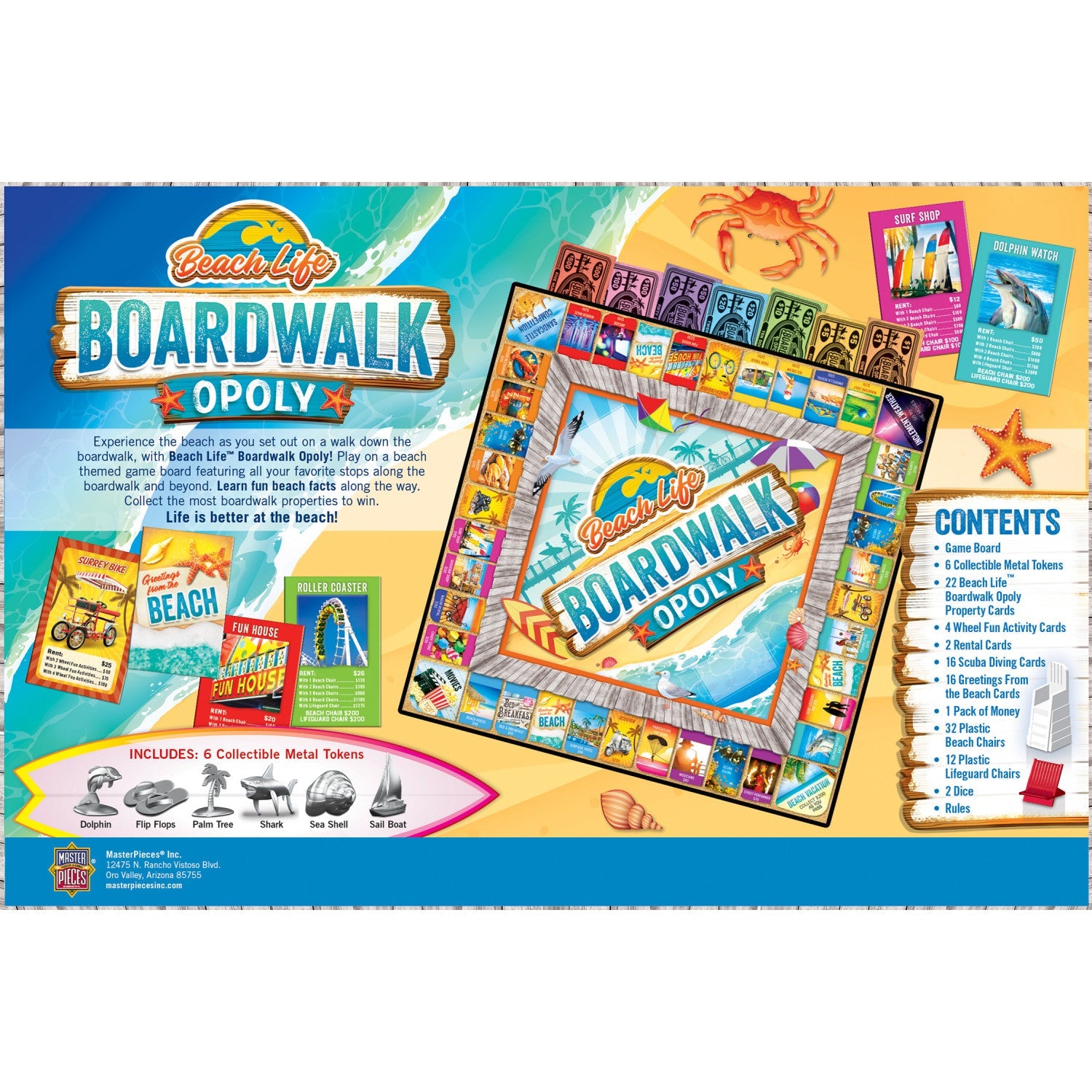 Beach Life - Boardwalk Opoly - 757 Sports Collectibles