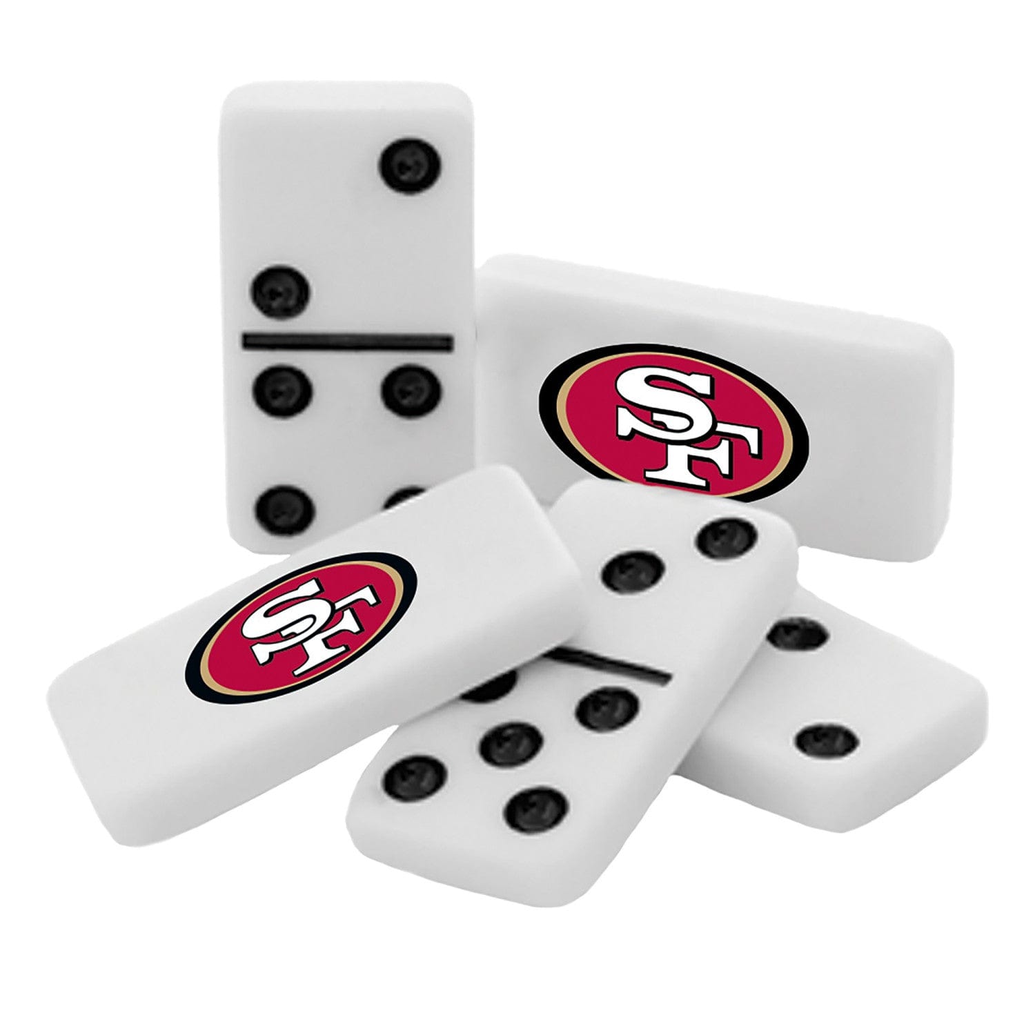 San Francisco 49ers Official Dominoes Set - Sports Gifts, Sports Memorabilia, Sports Collectibles, Fan Shop