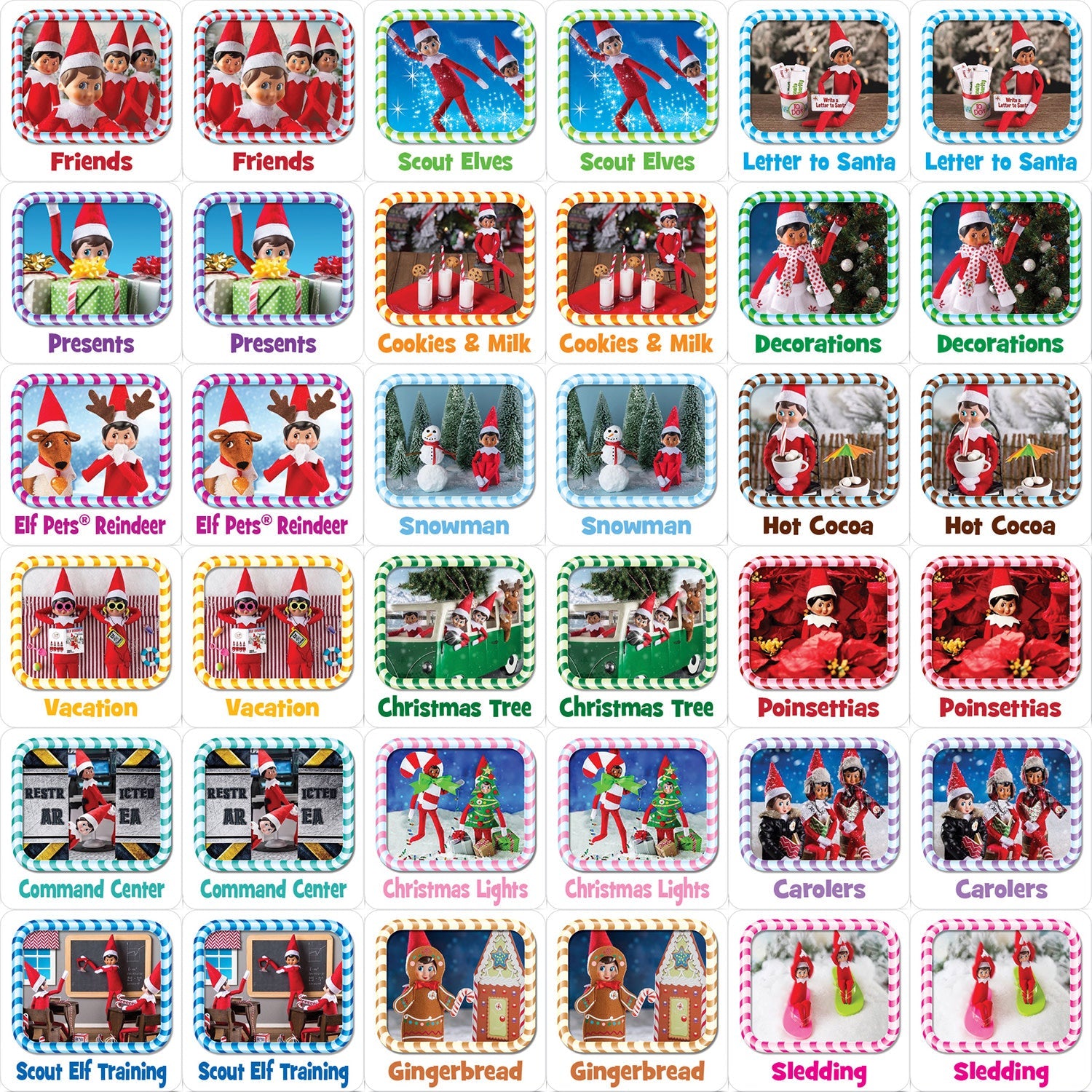 Elf on the Shelf Matching Game - 757 Sports Collectibles