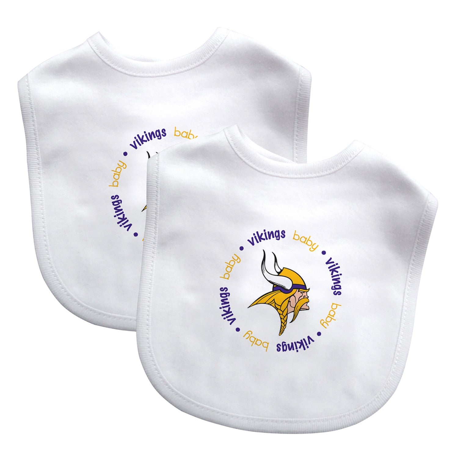 Minnesota Vikings - Baby Bibs 2-Pack - 757 Sports Collectibles