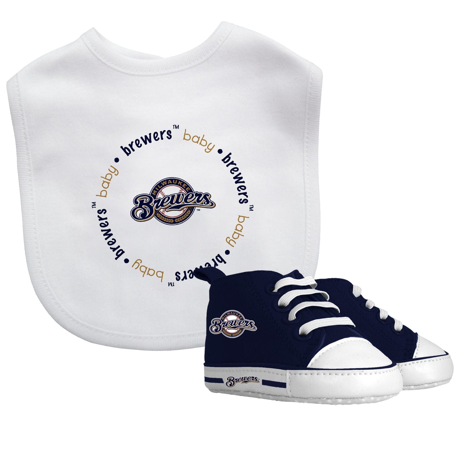 Milwaukee Brewers 2-Piece Baby Gift Set - Sports Gifts, Sports Memorabilia, Sports Collectibles, Fan Shop