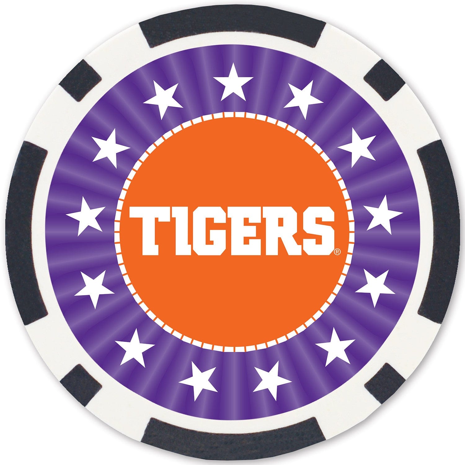 Clemson Tigers 100-Piece Poker Chip Set
