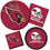 Arizona Cardinals Dessert Plates, 8 ct - 757 Sports Collectibles