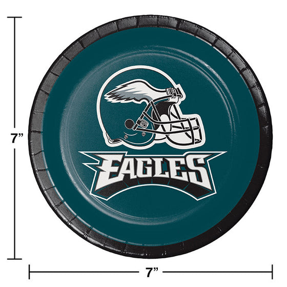 Philadelphia Eagles Dessert Plates, 8 ct - 757 Sports Collectibles