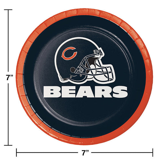 Chicago Bears Dessert Plates, 8 ct - 757 Sports Collectibles