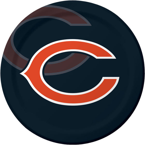 Chicago Bears Paper Plates, 8 ct - 757 Sports Collectibles