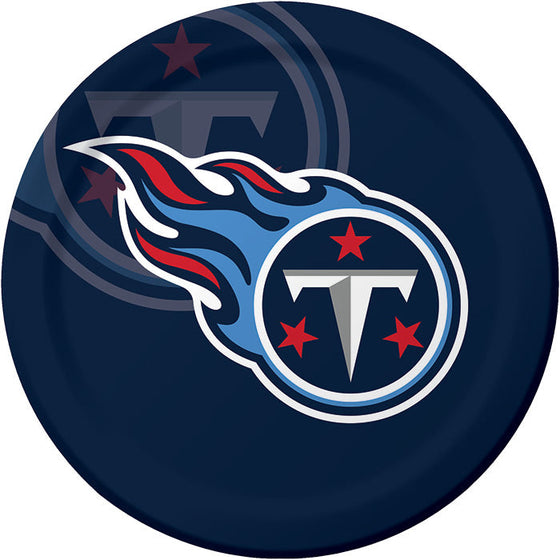 Tennessee Titans Paper Plates, 8 ct - 757 Sports Collectibles