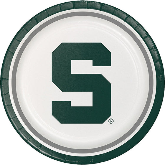 Michigan State Spartans Paper Plates, 8 ct - 757 Sports Collectibles