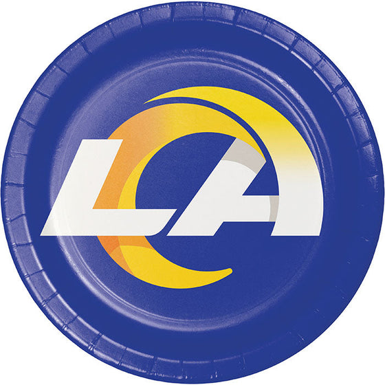 Los Angeles Rams Dinner Plate 8ct - 757 Sports Collectibles