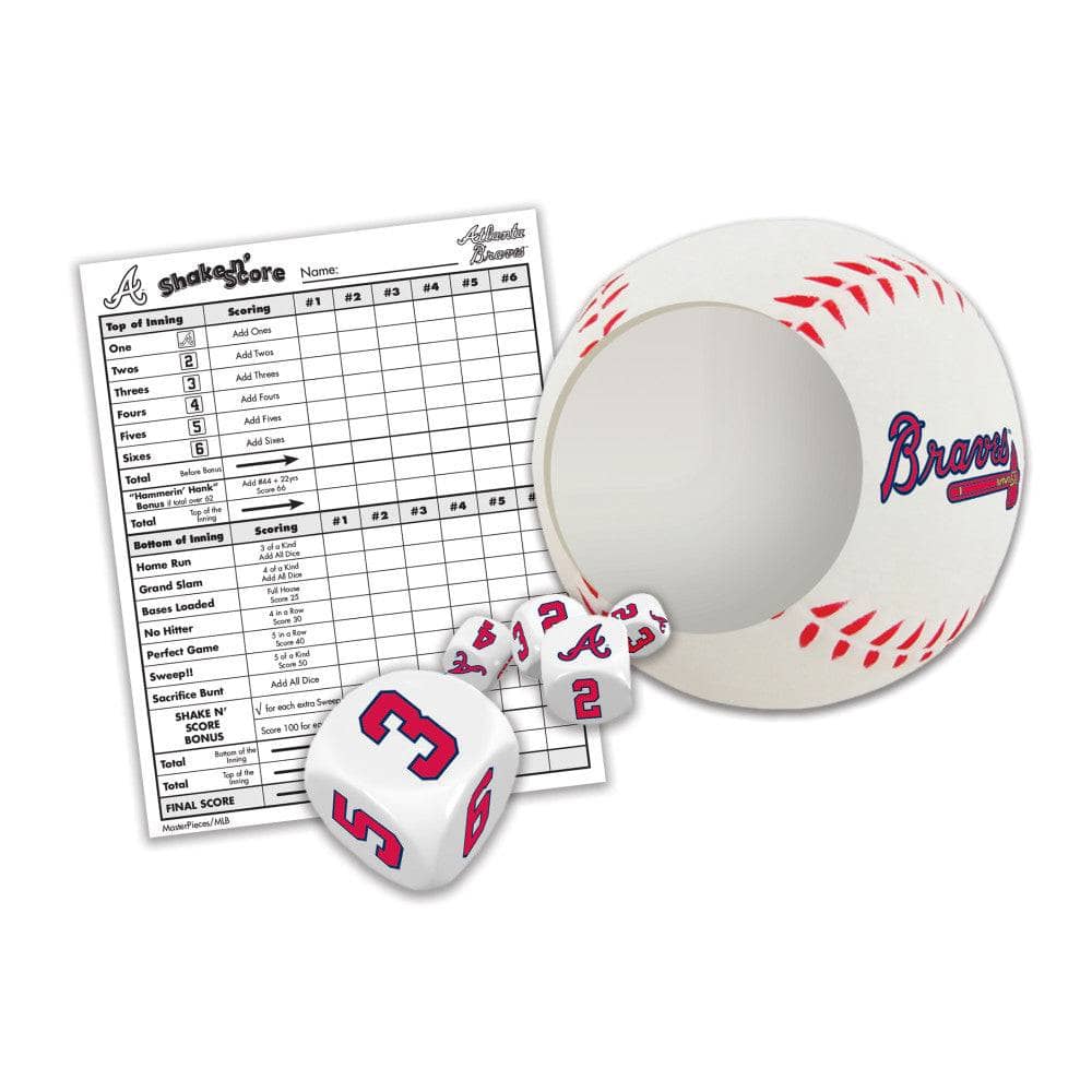 Atlanta Braves Shake n' Score Game - Sports Gifts, Sports Memorabilia, Sports Collectibles, Fan Shop