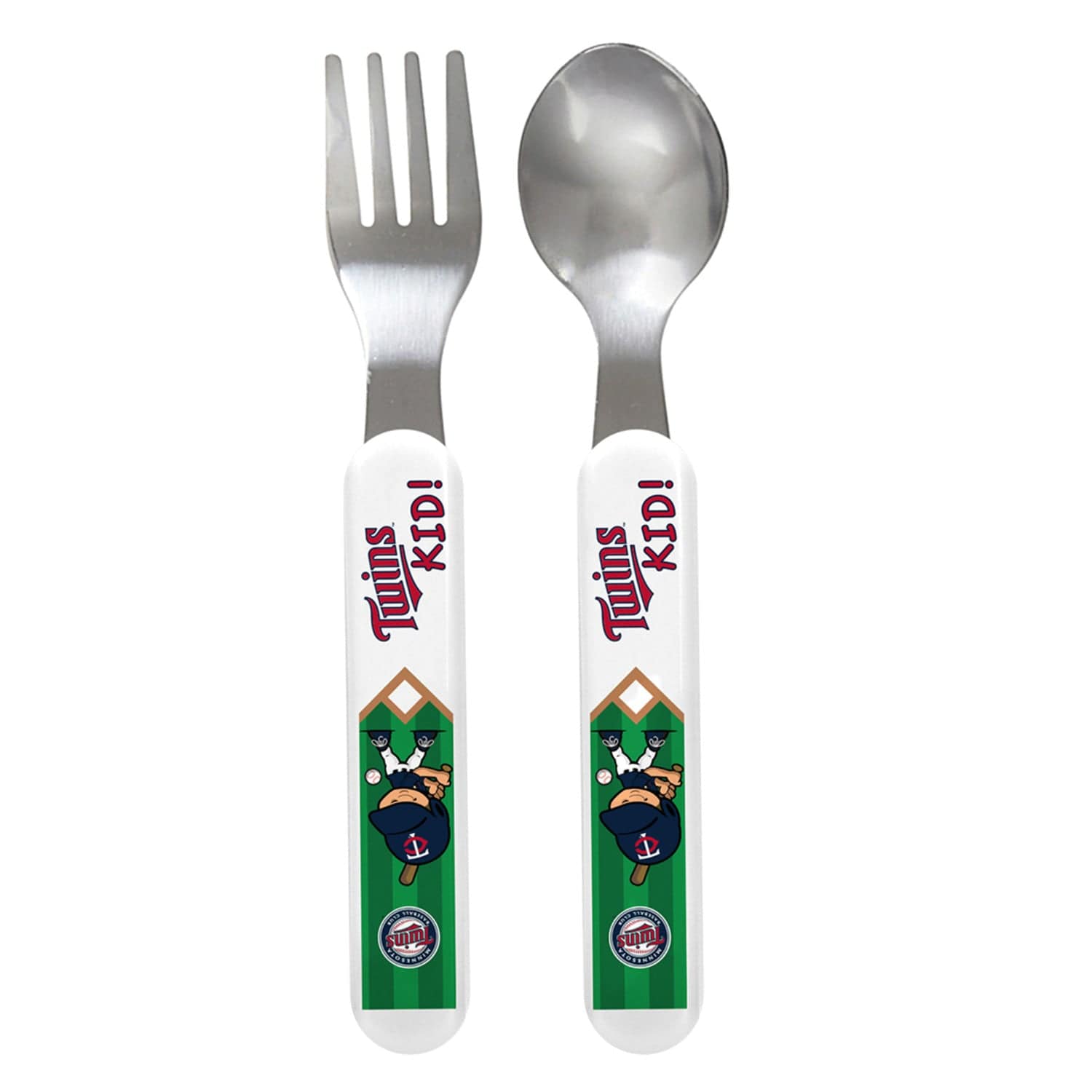 Minnesota Twins Baby Fork & Spoon Set - Sports Gifts, Sports Memorabilia, Sports Collectibles, Fan Shop