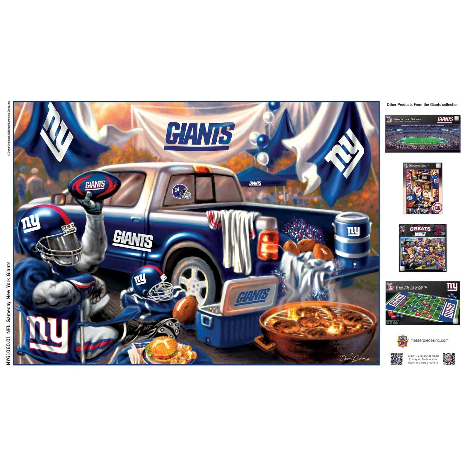 New York Giants Gameday 1000 Piece Jigsaw Puzzle