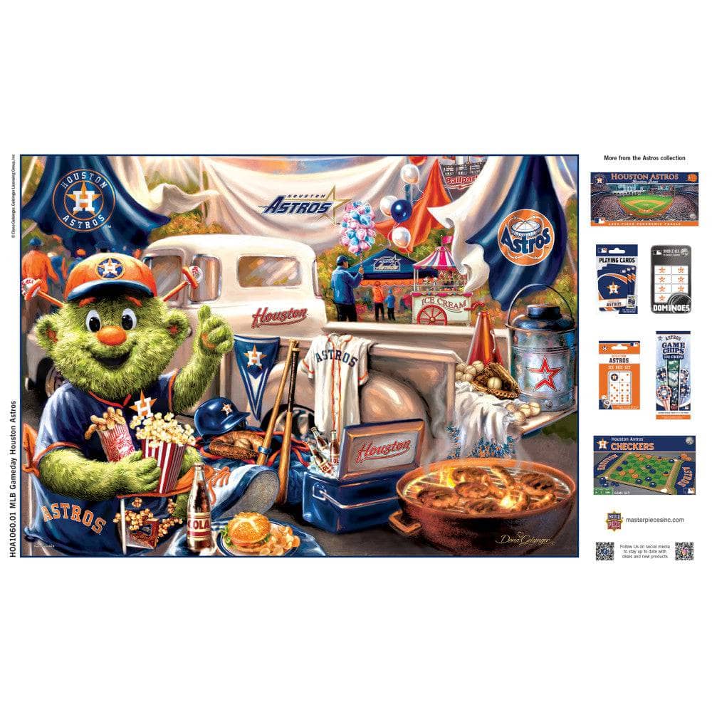 Houston Astros Gameday 1000 Piece Jigsaw Puzzle - Sports Gifts, Sports Memorabilia, Sports Collectibles, Fan Shop