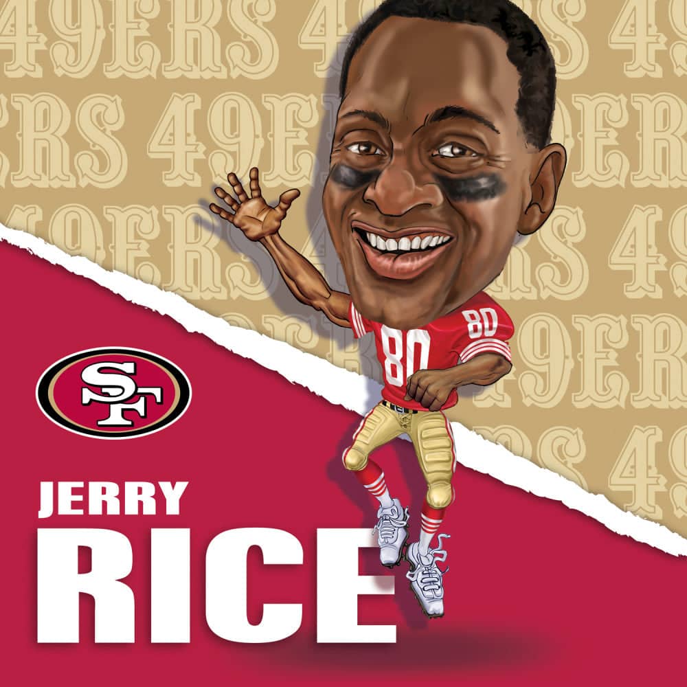 San Francisco 49ers All-Time Greats - Jerry Rice 100 Piece Jigsaw Puzzle
