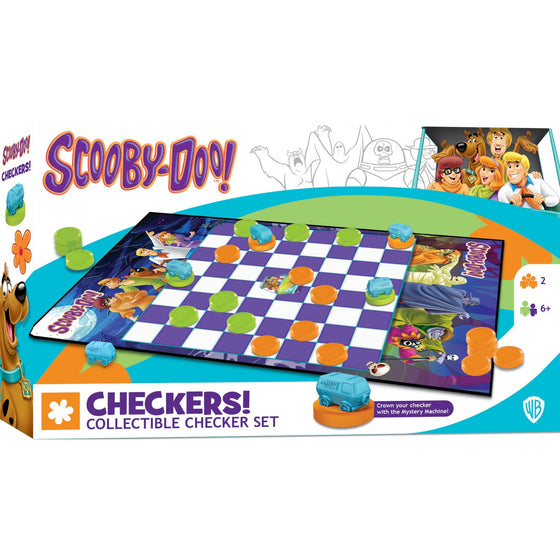 Scooby-Doo! Checkers Board Game - 757 Sports Collectibles