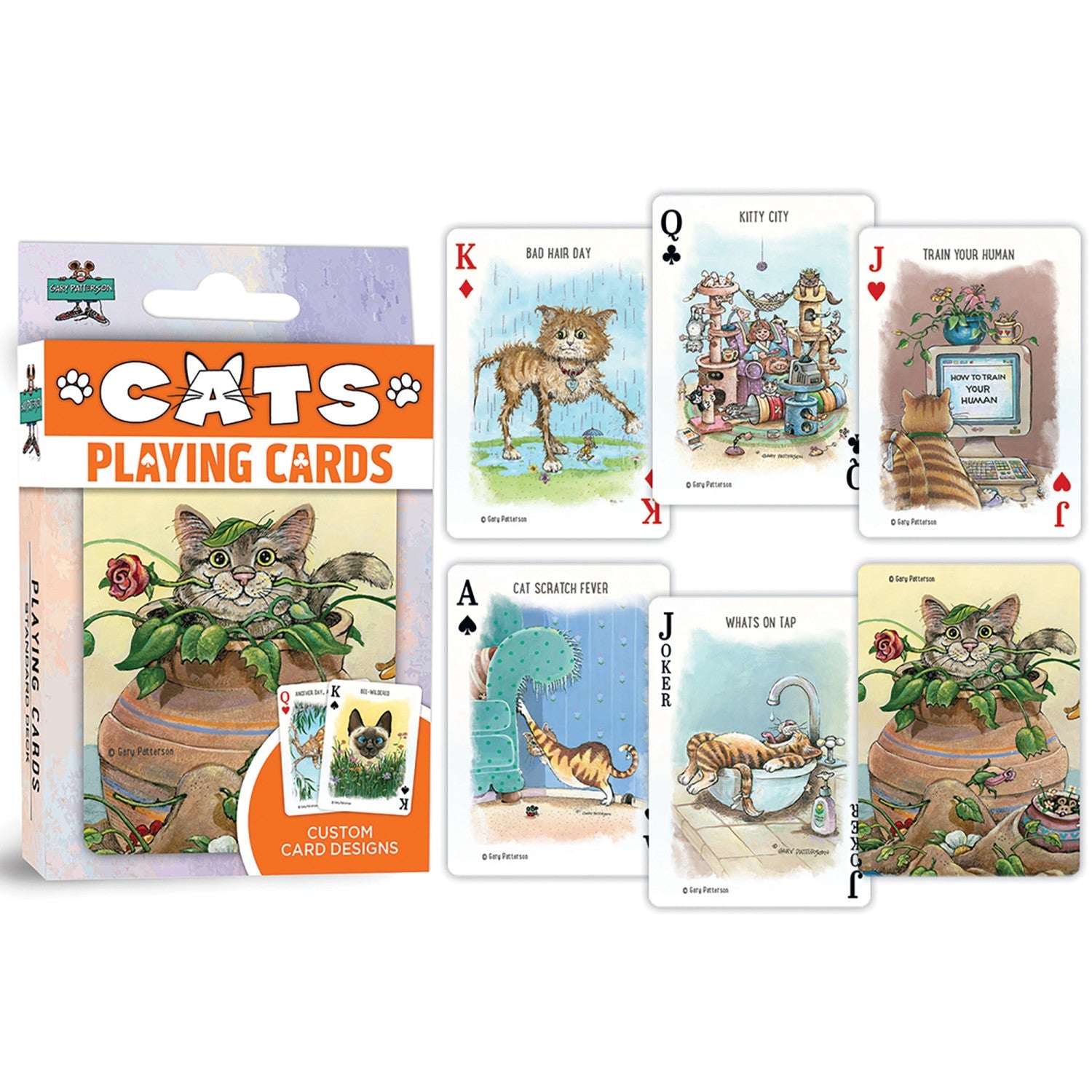 Cats Playing Cards - 54 Card Deck - 757 Sports Collectibles