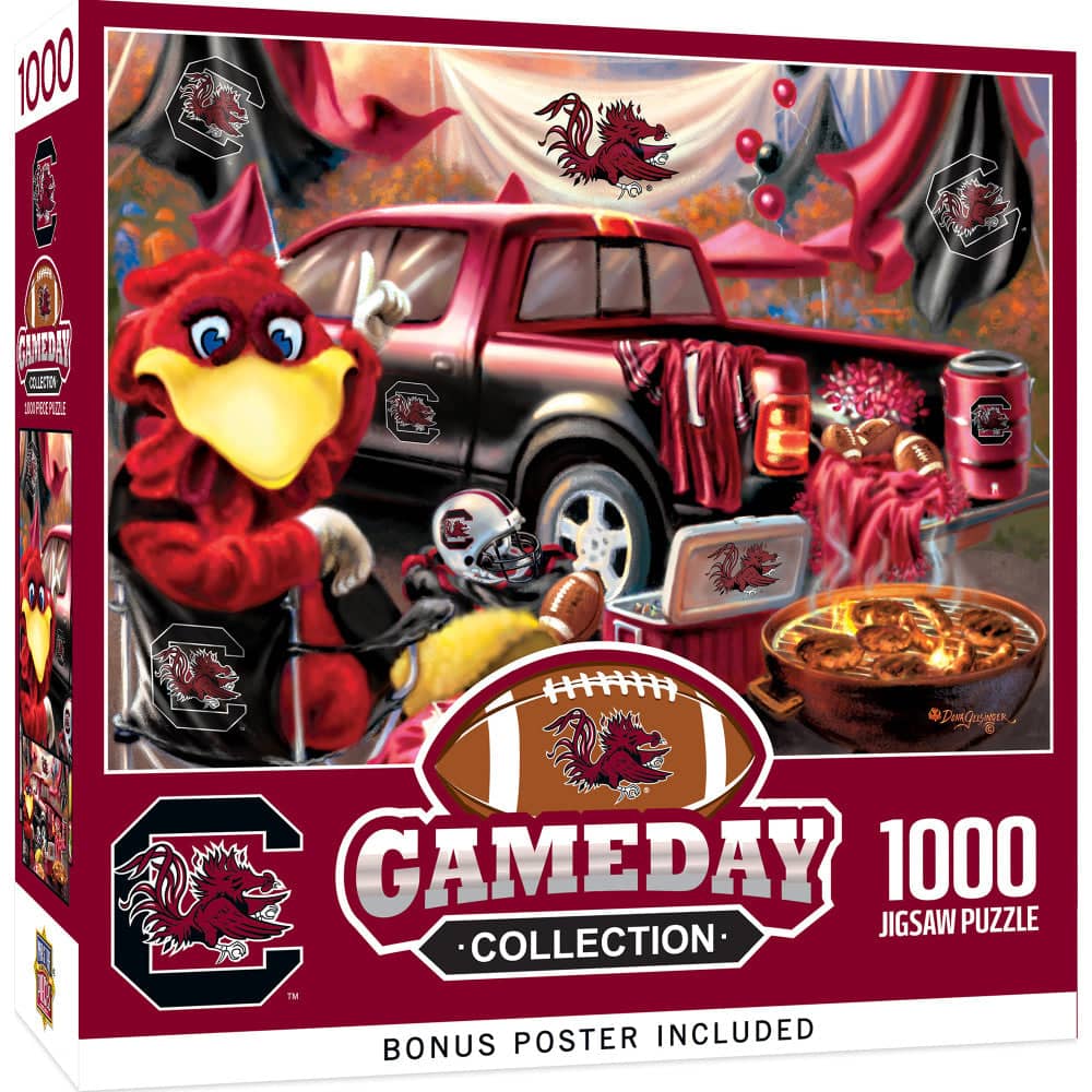 South Carolina Gamecocks Gameday 1000 Piece Jigsaw Puzzle - Sports Gifts, Sports Memorabilia, Sports Collectibles, Fan Shop