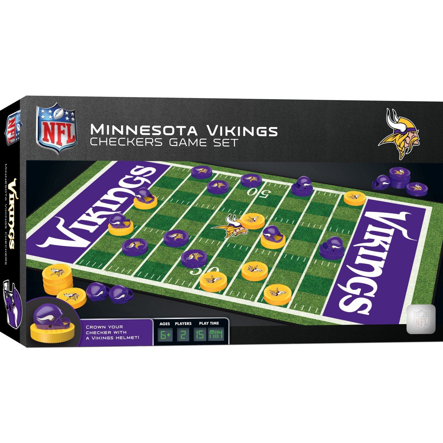 Minnesota Vikings Checkers Game