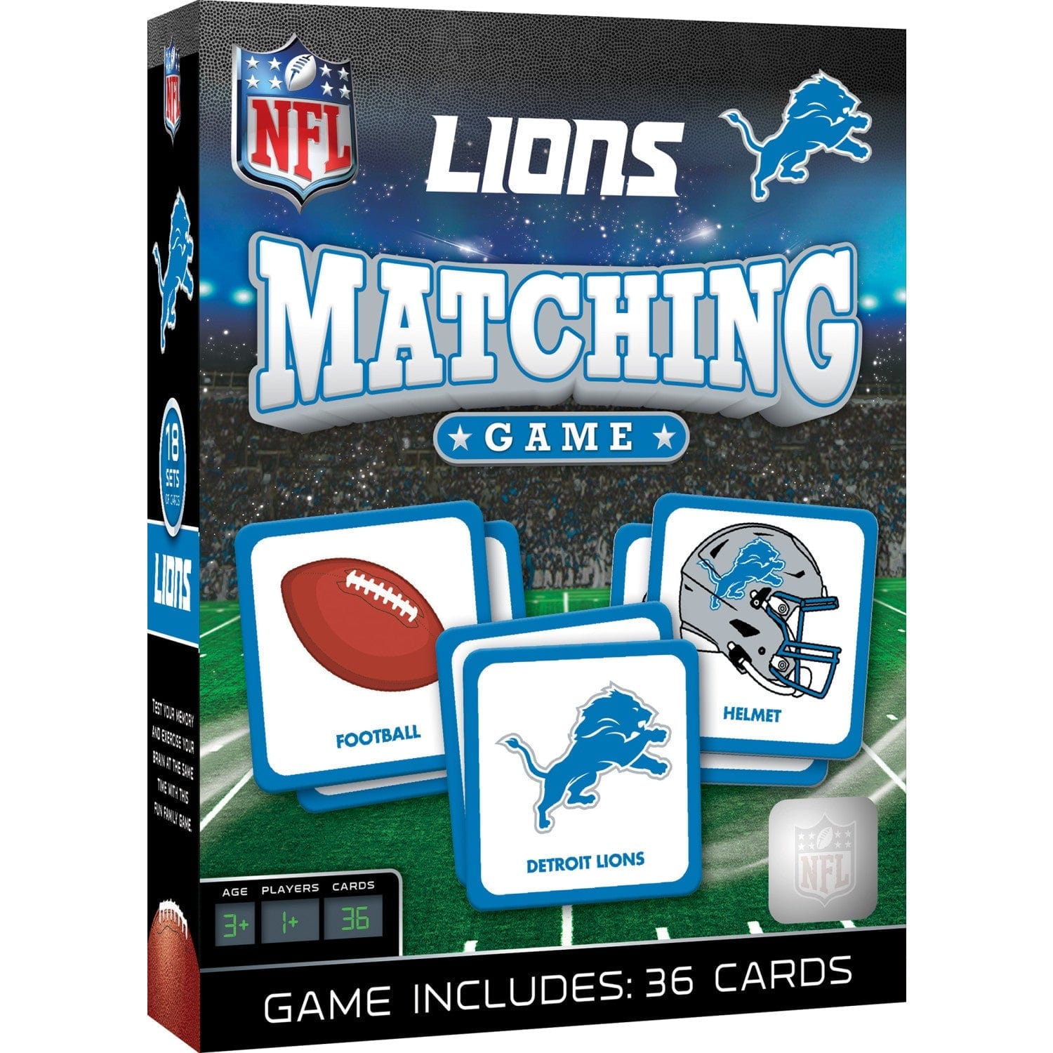 Detroit Lions Memory Match Game