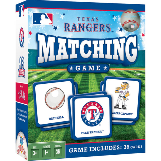 Texas Rangers Matching Game - 757 Sports Collectibles
