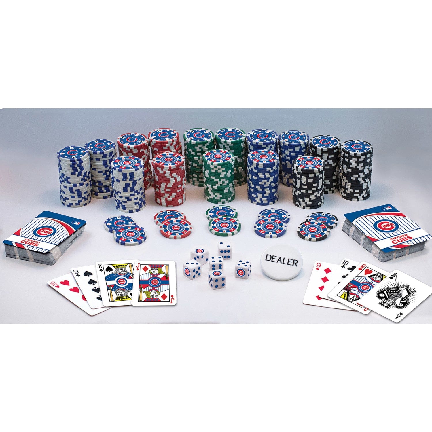 Chicago Cubs 300 Piece Poker Set - Ultimate Fan Edition