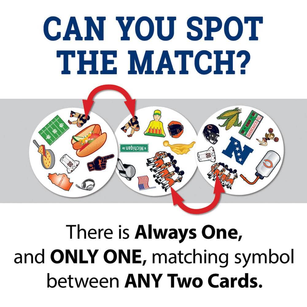 Chicago Bears Spot It! Card Game