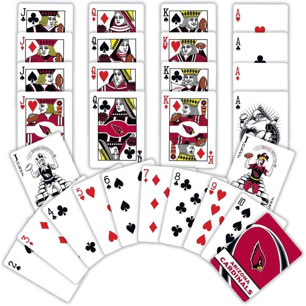 Arizona Cardinals 54-Card Deck Playing Cards