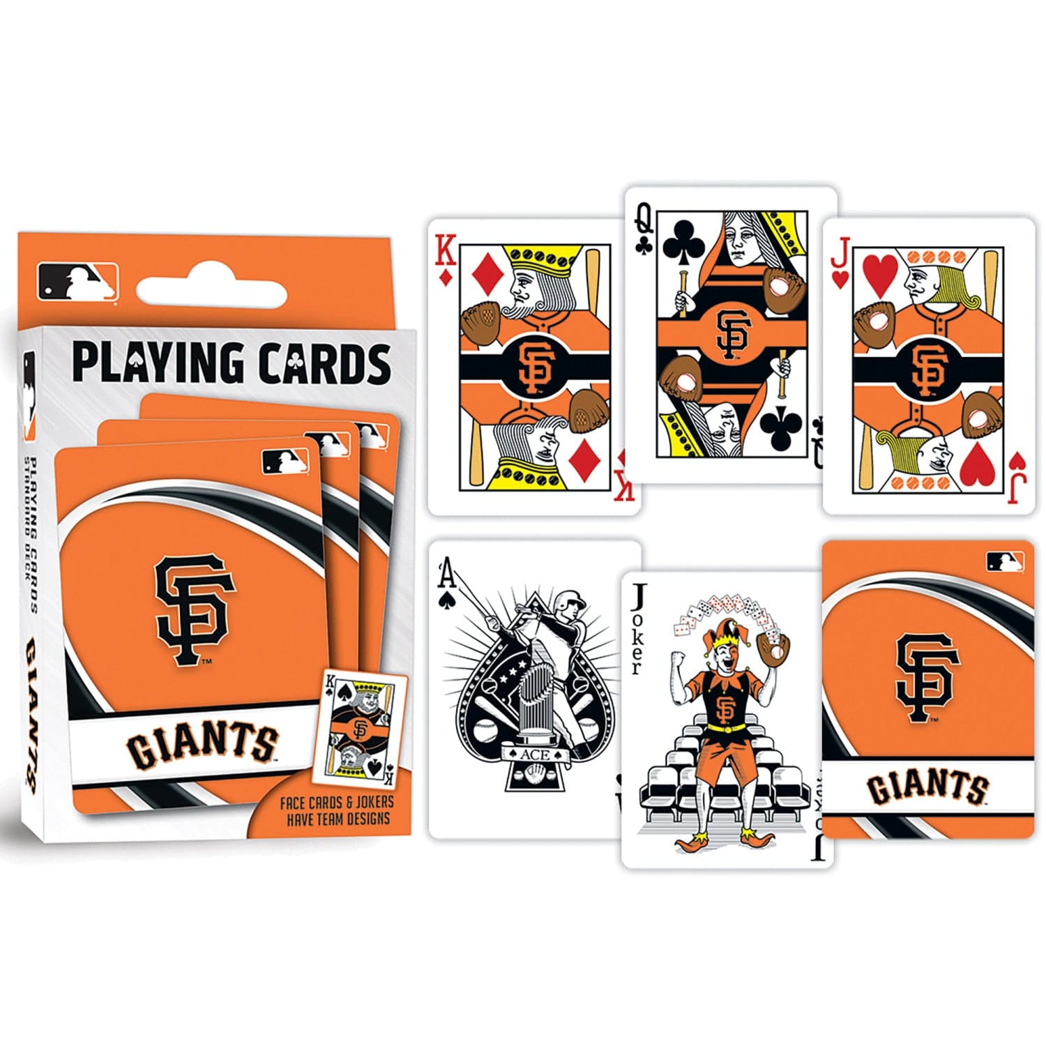 San Francisco Giants Official Playing Cards - 54 Card Deck - Sports Gifts, Sports Memorabilia, Sports Collectibles, Fan Shop