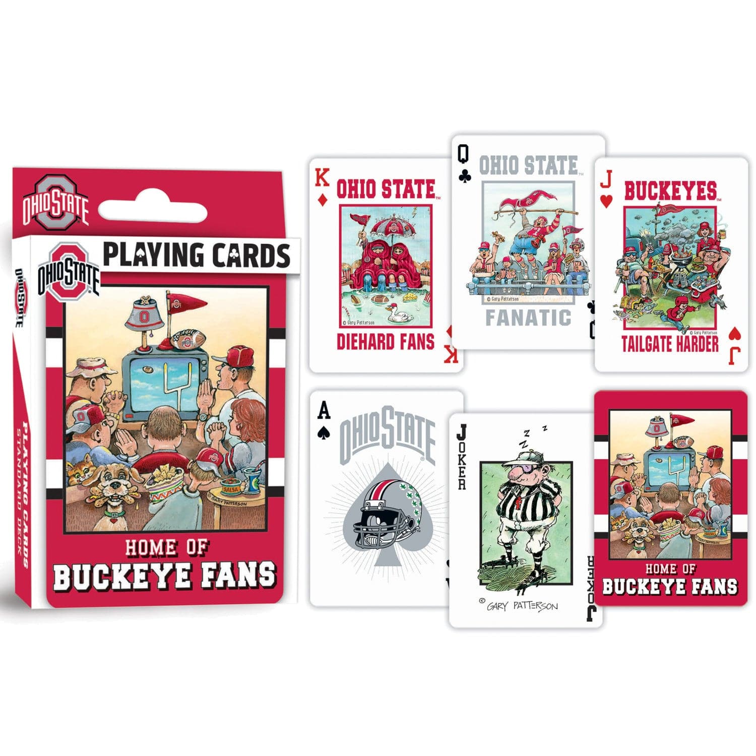 Ohio State Buckeyes Fan Deck Playing Cards - 54 Card Deck - Sports Gifts, Sports Memorabilia, Sports Collectibles, Fan Shop