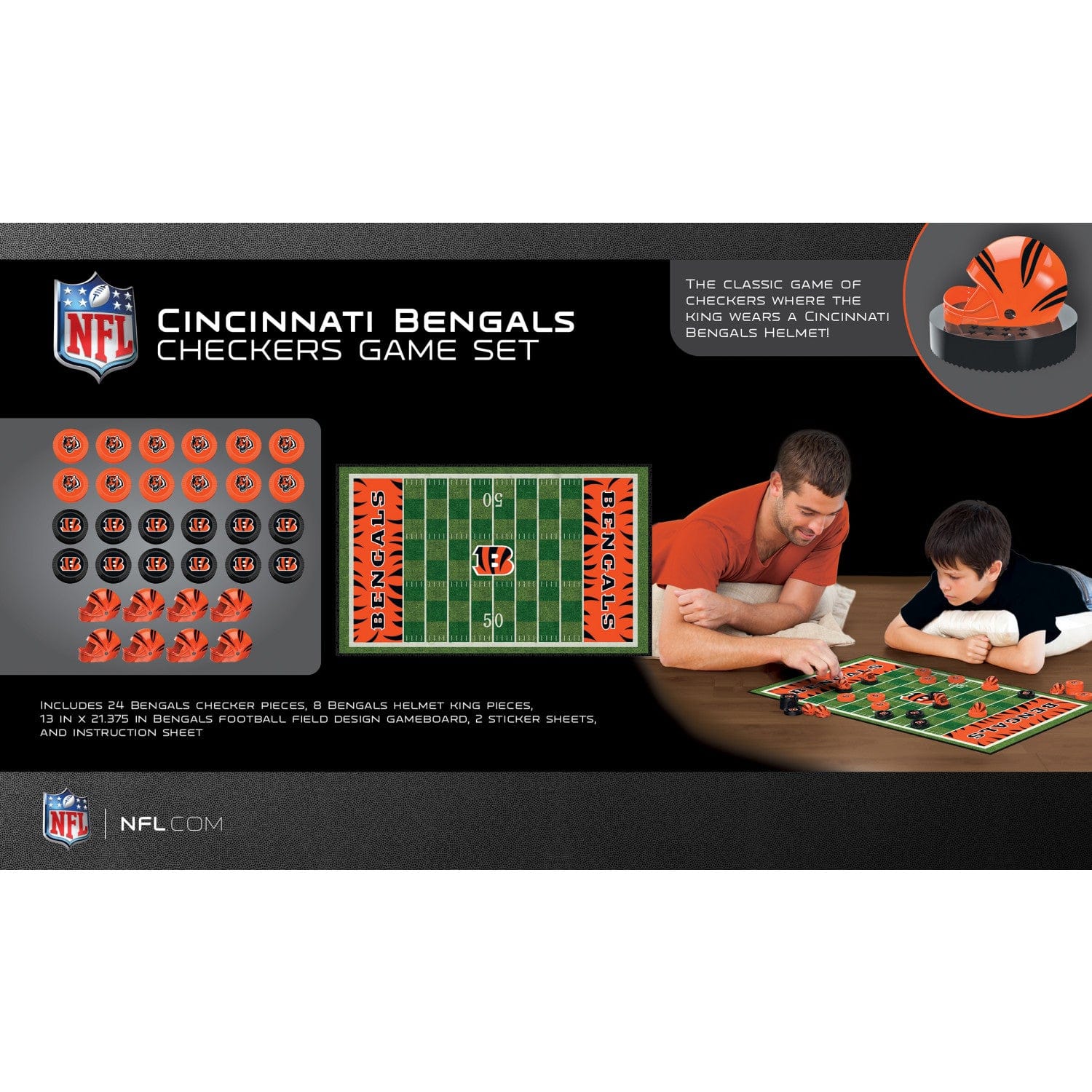 Cincinnati Bengals Checkers Game