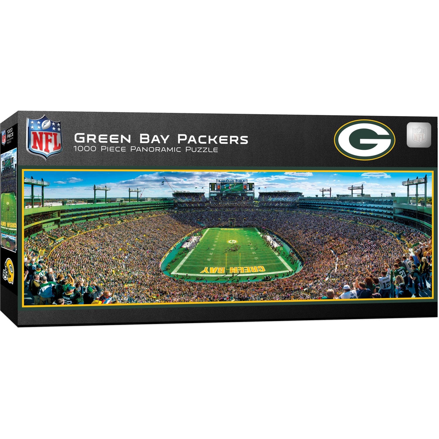 Green Bay Packers 1000 Piece Panoramic Jigsaw Puzzle - End View