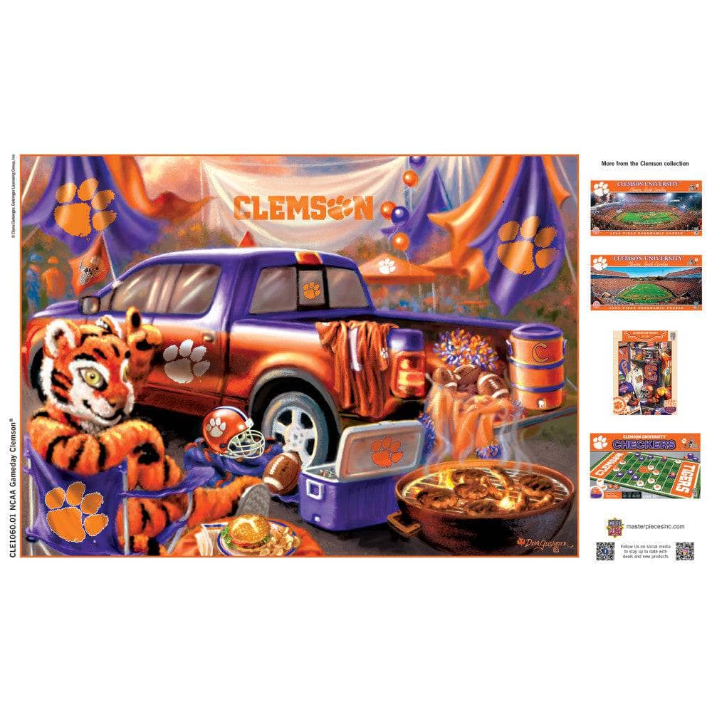 Clemson Tigers Gameday 1000 Piece Jigsaw Puzzle - Sports Gifts, Sports Memorabilia, Sports Collectibles, Fan Shop