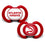 Atlanta Hawks Pacifier 2-Pack - Sports Gifts, Sports Memorabilia, Sports Collectibles, Fan Shop