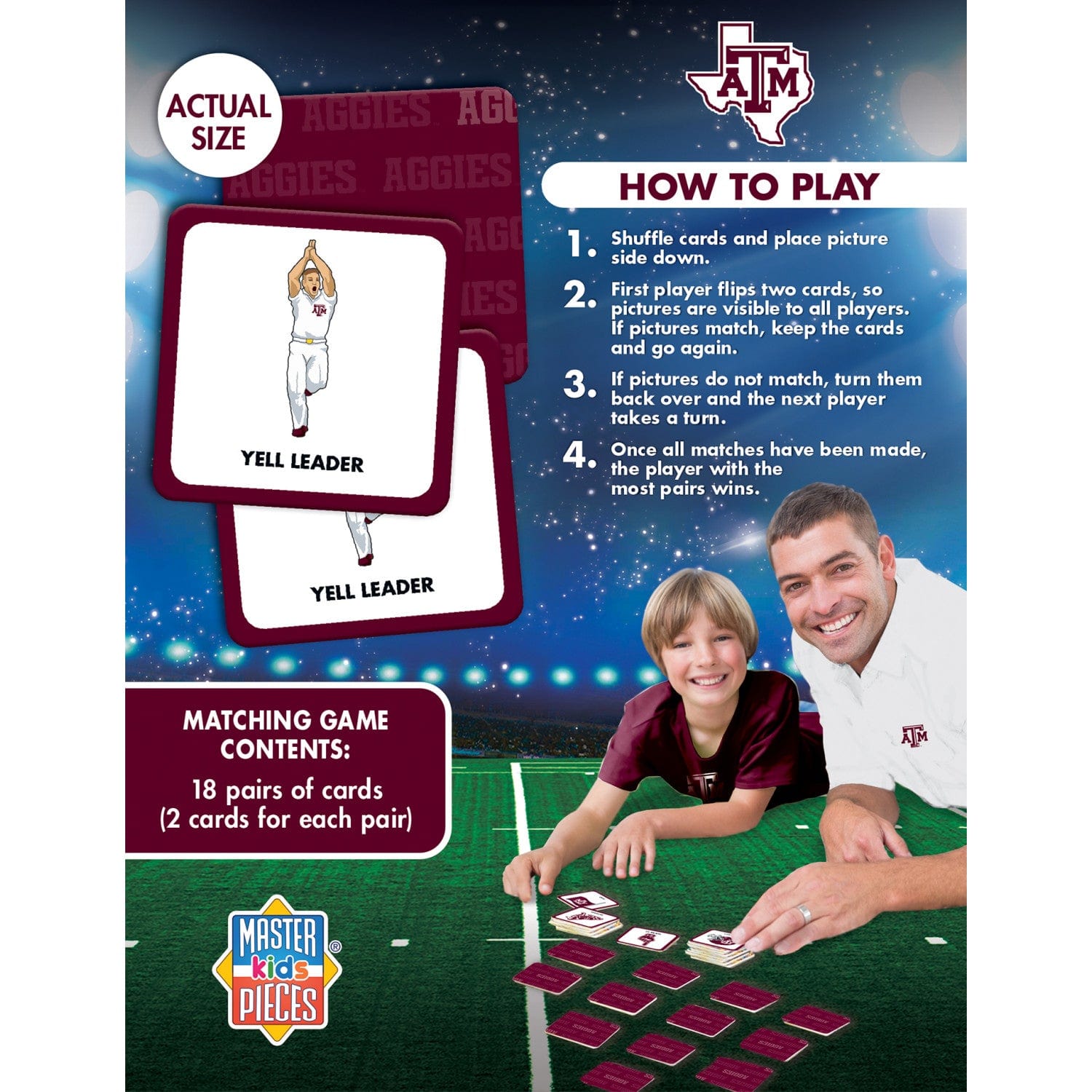 Texas A&M Aggies Memory Matching Game - Sports Gifts, Sports Memorabilia, Sports Collectibles, Fan Shop