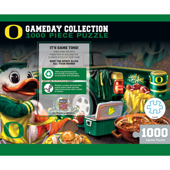 Oregon Ducks - Gameday 1000 Piece Jigsaw Puzzle - 757 Sports Collectibles