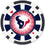 Houston Texans 100 Piece Poker Chips - 757 Sports Collectibles