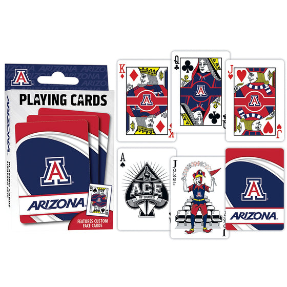 Arizona Wildcats Playing Cards - 54 Card Deck - 757 Sports Collectibles