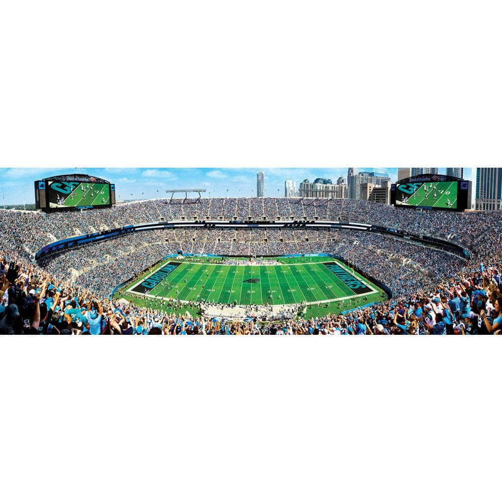 Carolina Panthers - 1000 Piece Panoramic Jigsaw Puzzle - Center View