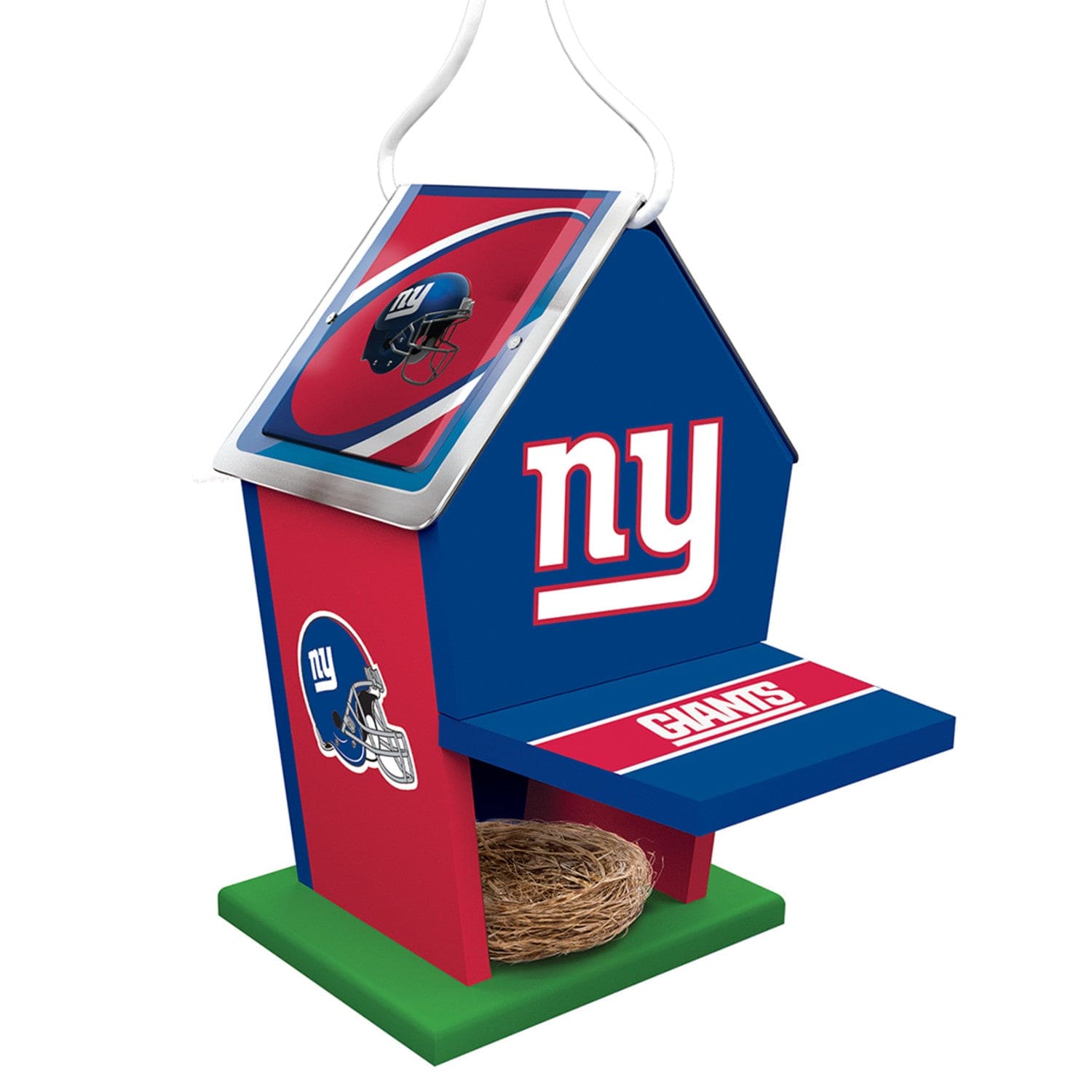 New York Giants-Themed Birdhouse - Sports Gifts, Sports Memorabilia, Sports Collectibles, Fan Shop