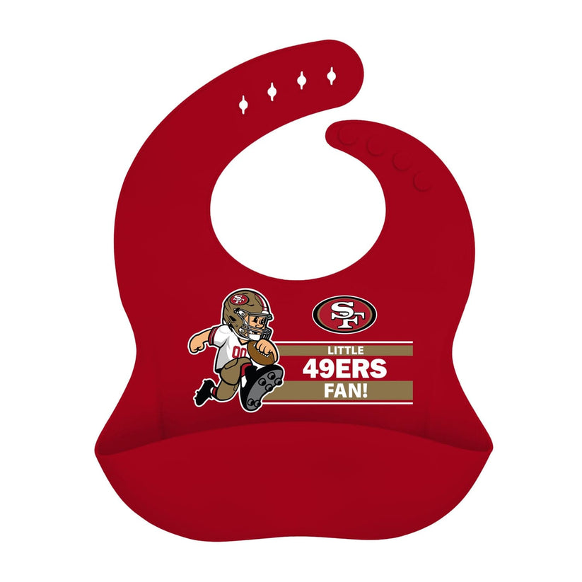 San Francisco 49ers - NFL Silicone Bib - Sports Gifts, Sports Memorabilia, Sports Collectibles, Fan Shop