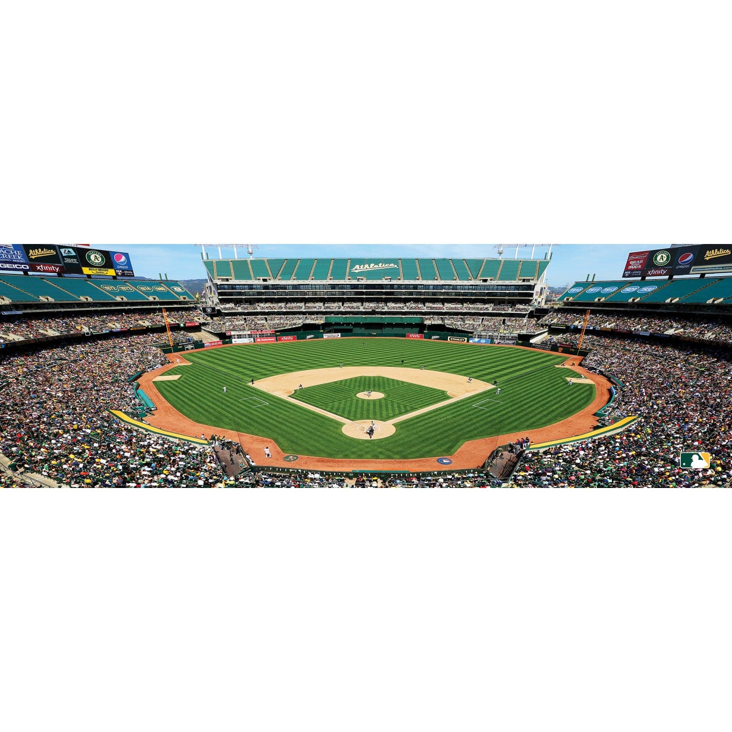 Oakland Athletics 1000 Piece Panoramic Jigsaw Puzzle - Sports Gifts, Sports Memorabilia, Sports Collectibles, Fan Shop