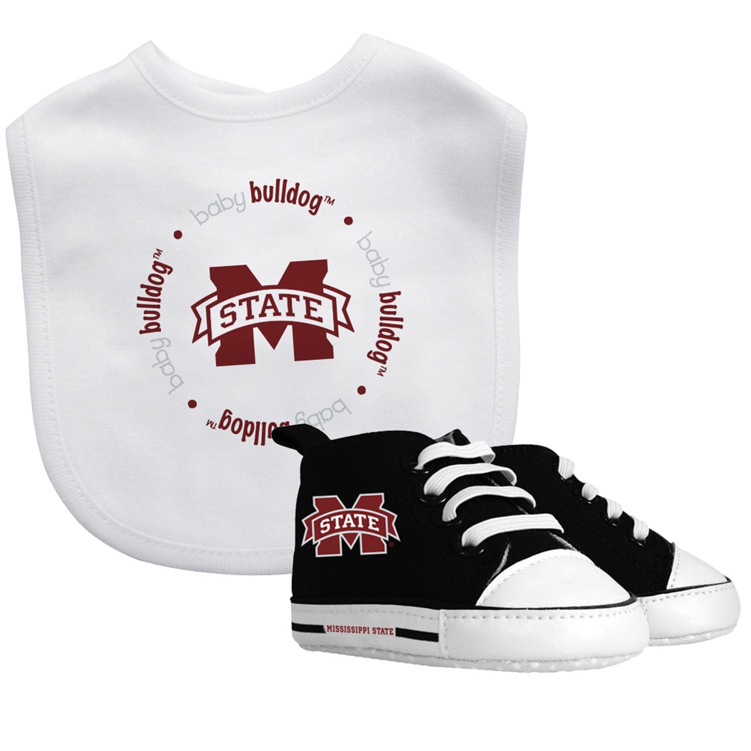 Mississippi State Bulldogs 2-Piece Baby Gift Set - Sports Gifts, Sports Memorabilia, Sports Collectibles, Fan Shop