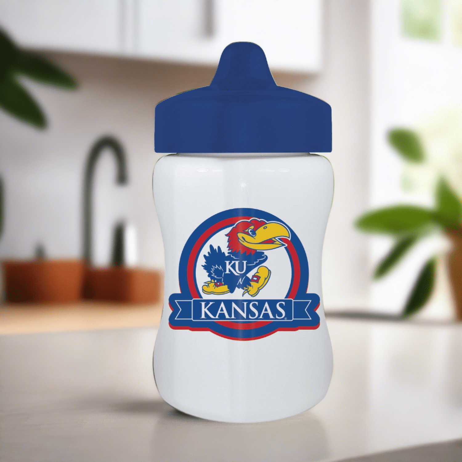 Kansas Jayhawks Kids Sippy Cup - Sports Gifts, Sports Memorabilia, Sports Collectibles, Fan Shop