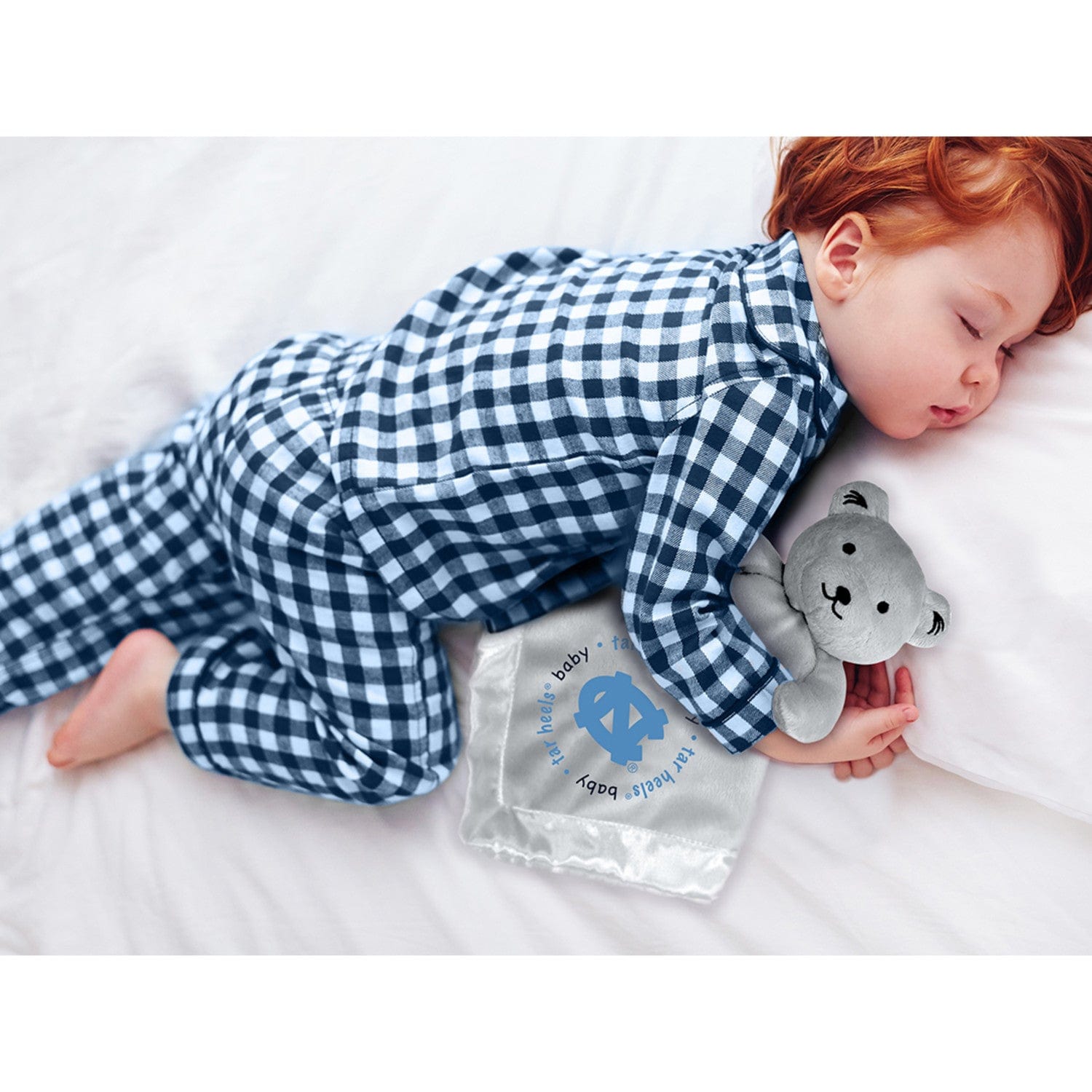 UNC Tar Heels Security Bear in Gray - Sports Gifts, Sports Memorabilia, Sports Collectibles, Fan Shop