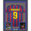 Framed Autographed/Signed Zlatan Ibrahimovic 35x39 FC Barcelona Soccer Jersey Beckett BAS COA