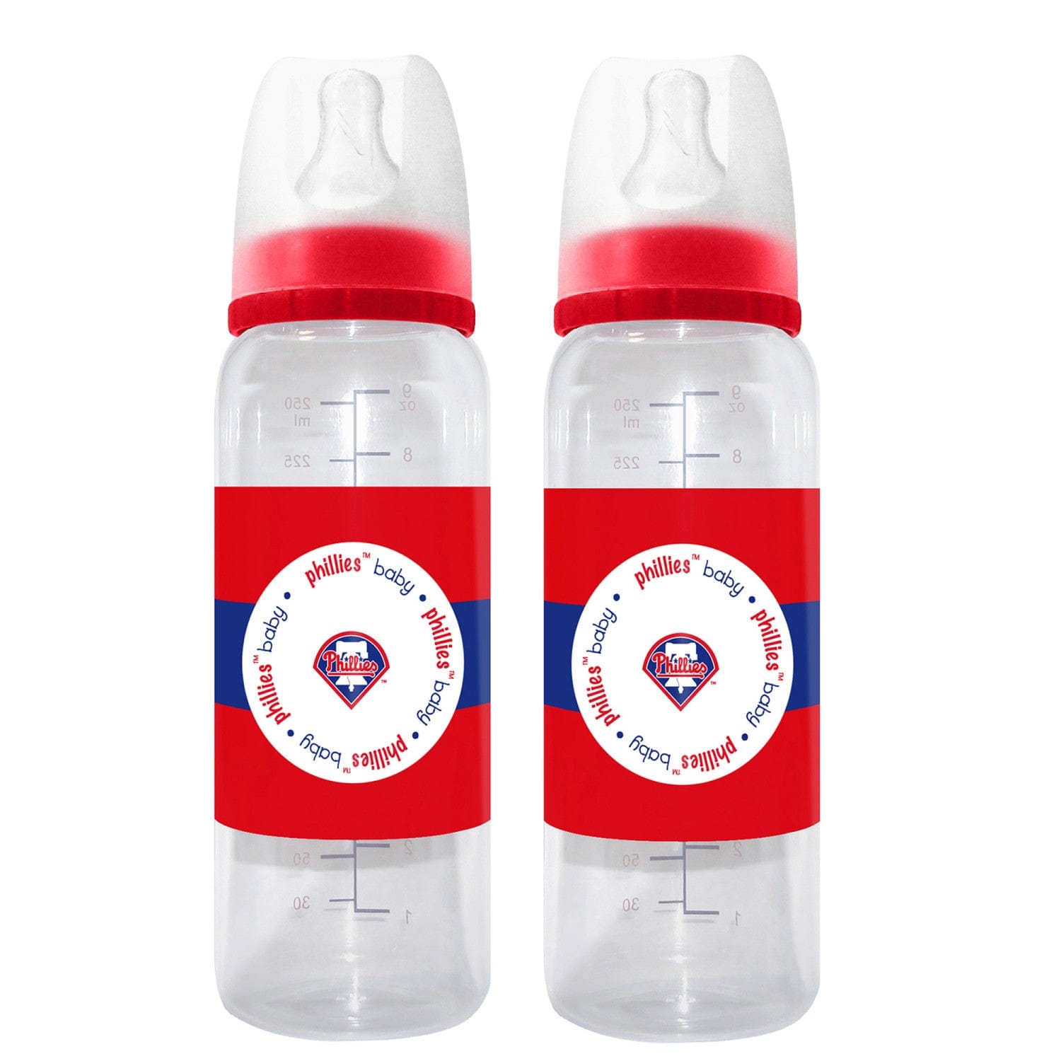 Philadelphia Phillies 9oz Baby Bottles - 2-Pack - Sports Gifts, Sports Memorabilia, Sports Collectibles, Fan Shop